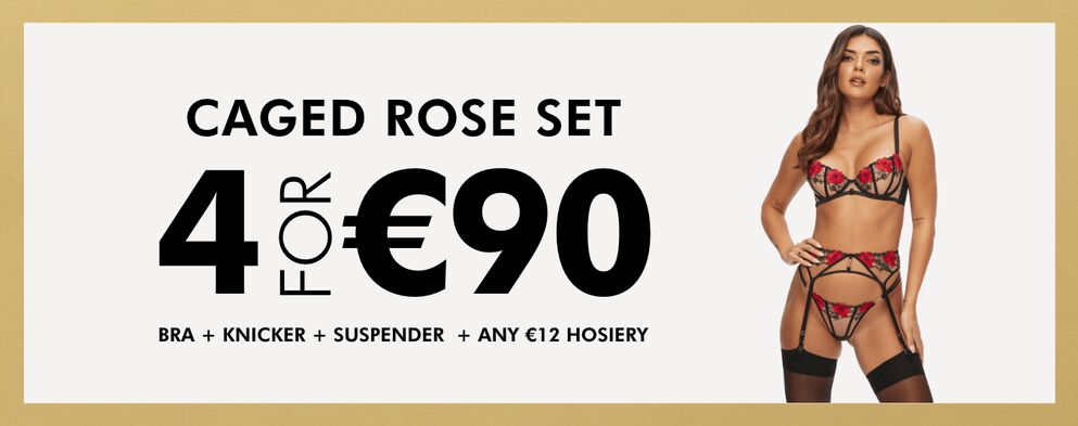 Caged Rose - 4 for €90